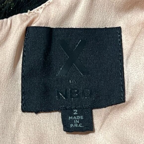 X by NBD Revolve Simon Dress Sz 2 Embroidered Floral Mesh Y2K Fairycore Cocktail - Picture 10 of 12